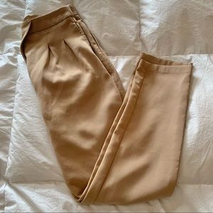 Tan Straight-Cut Dress Pants | Tobi